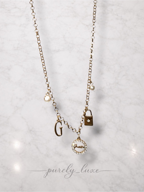 Guess Jewelry - Guess Charm Pendant Necklace - Gold